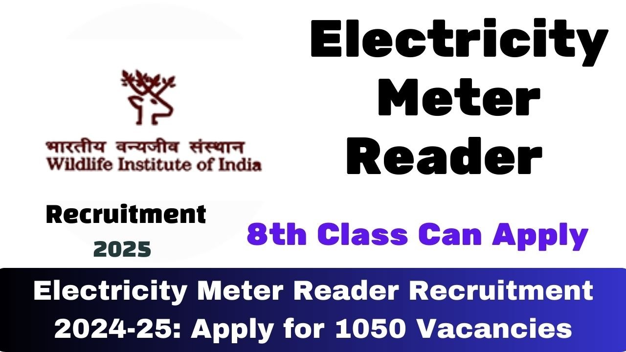 Electricity Meter Reader Recruitment 2024-25: Apply for 1050 Vacancies