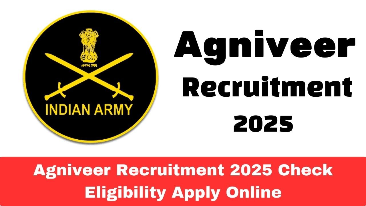 Agniveer Recruitment 2025 Check Eligibility Apply Online